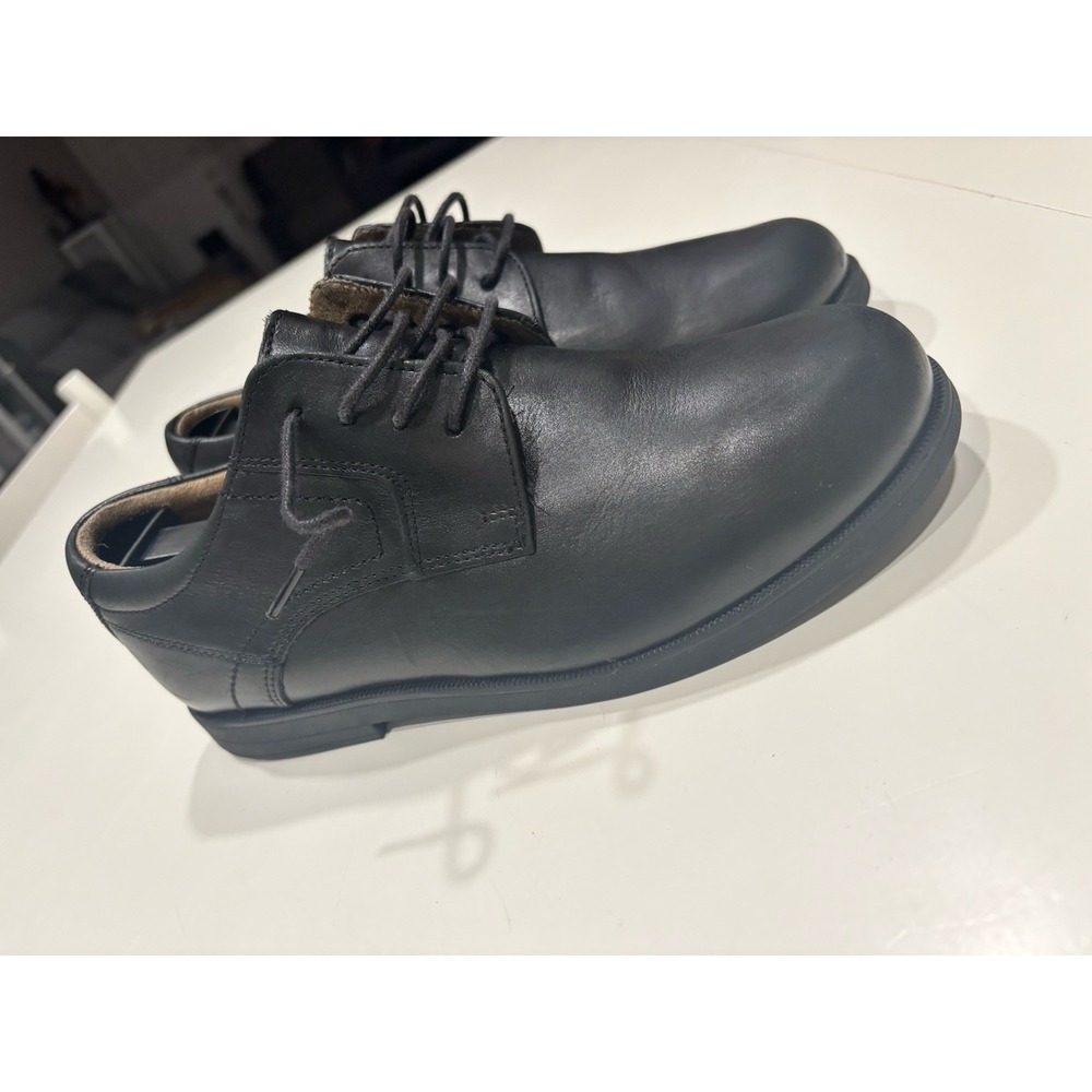 Florsheim Boys Black Midtown Jr. Plain Toe Oxford Size 5 Dress Shoes